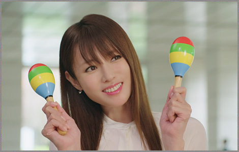 TVCM: 深田恭子 突然のクイズ・オフィス篇